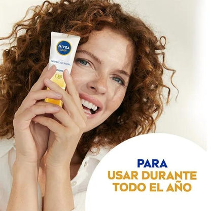 NIVEA SUN Protección Anti-Manchas Q10 Sfp50 | 50ML Protección solar con Q10 para rostro