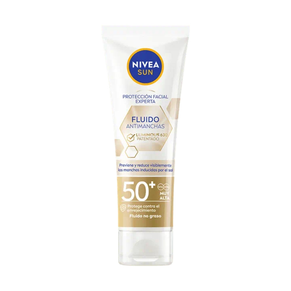 NIVEA SUN Protección Facial UV Fluido Antimanchas Luminous630 FP50+