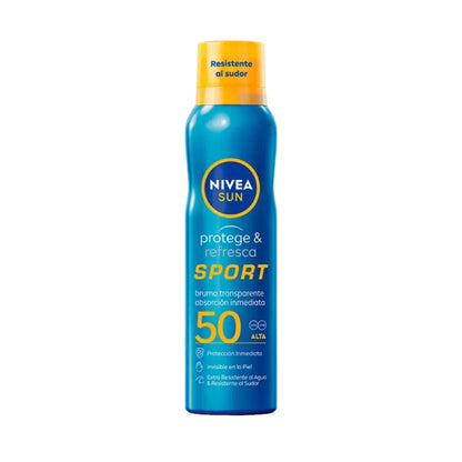 NIVEA SUN Protege & Refresca Spray - Bruma transparente sport SPF50 - 200ml