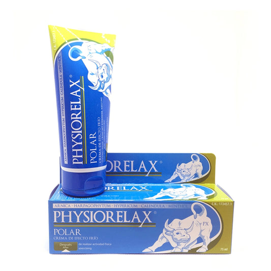 PHYSIORELAX POLAR- Crema Efecto Frío, con sensación Refrescante y Relajante 75ml