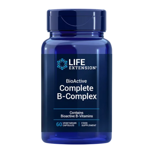 LIFE EXTENSION BioActive Complete B-Complex - Aporte de vitamina B de uso general para la salud del organismo