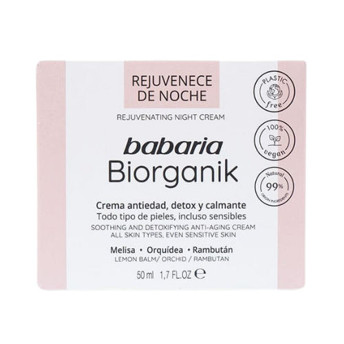 BABARIA Bio Revitaliza De Noche | 50ML Crema facial noche bio