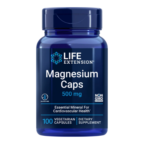 LIFE EXTENSION Magnesium Caps -Magnesio mineral esencial para todo el cuerpo