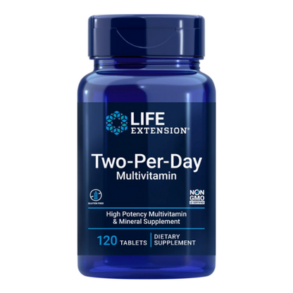 LIFE EXTENSION Two-per-Day Multivitamínico 120 cápsulas