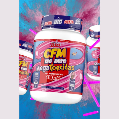 BIG Proteína CFM ISO ZERO sabor MEGATORCIDAS - Proteína 100% aislada de calidad superior 1kg