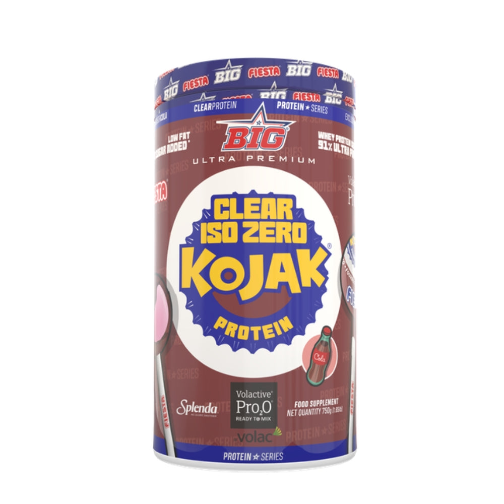BIG Proteína CLEAR ISO ZERO KOJAK - Proteina calidad Premium, Alta pureza 750gr