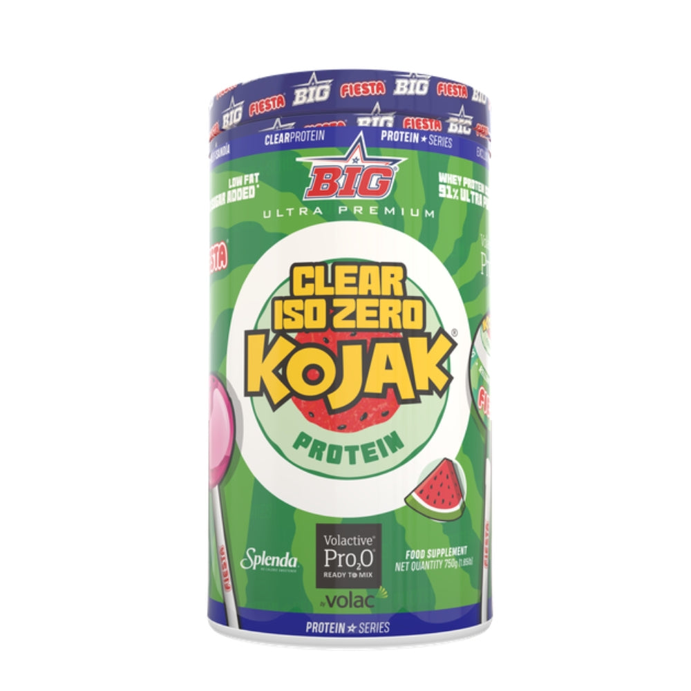 BIG Proteína CLEAR ISO ZERO KOJAK - Proteina calidad Premium, Alta pureza 750gr
