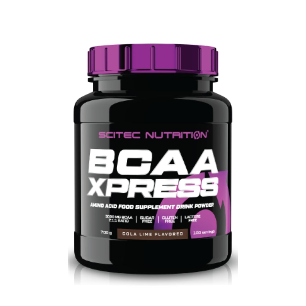 SCITEC NUTRITION BCAA-Xpress – Aminoácidos Ramificados Instantáneos – 700g – Recuperación y Crecimiento Muscular