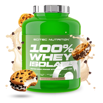 SCITEC NUTRITION 100% Whey Isolate – Proteína Aislada de Suero – 2kg – Alta Pureza y Rápida Absorción