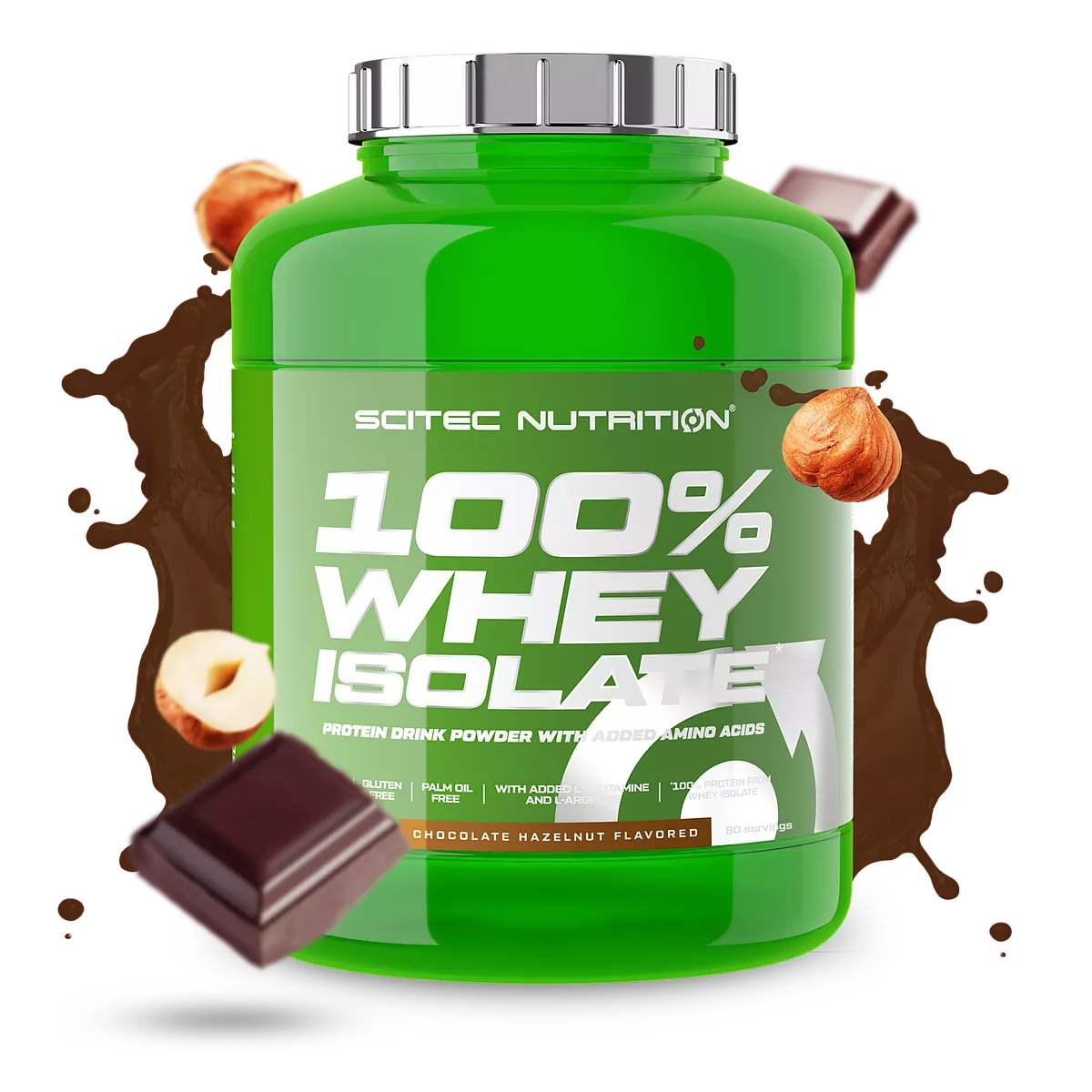 SCITEC NUTRITION 100% Whey Isolate – Proteína Aislada de Suero – 2kg – Alta Pureza y Rápida Absorción