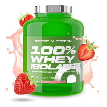 SCITEC NUTRITION 100% Whey Isolate – Proteína Aislada de Suero – 2kg – Alta Pureza y Rápida Absorción