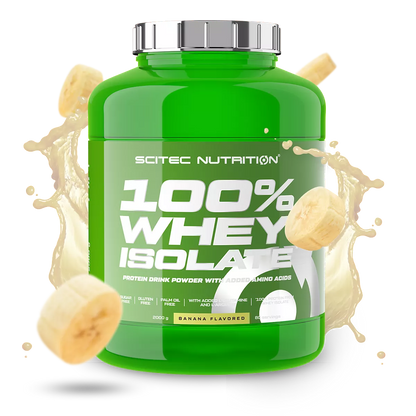 SCITEC NUTRITION 100% Whey Isolate – Proteína Aislada de Suero – 2kg – Alta Pureza y Rápida Absorción