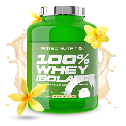 SCITEC NUTRITION 100% Whey Isolate – Proteína Aislada de Suero – 2kg – Alta Pureza y Rápida Absorción