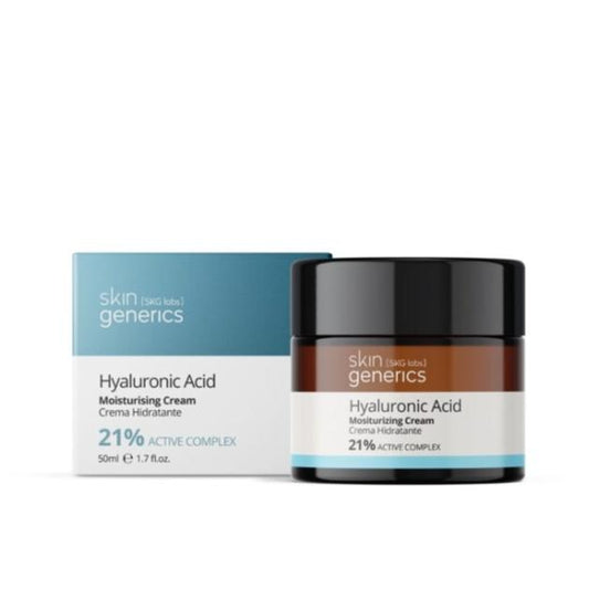 SKIN GENERICS Crema Hidratante con Ácido Hialurónico 21% Complejo activo 50ml