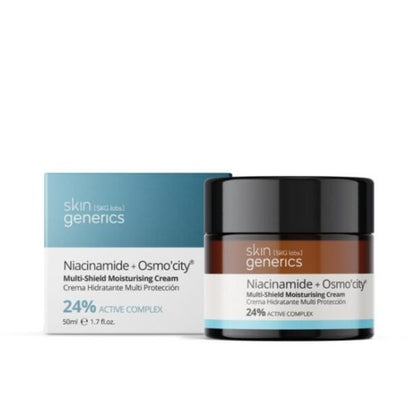 SKIN GENERICS Crema Multiprotección con Niacinamida® 24% Complejo Activo - Hidratante, Protectora, Antipolución