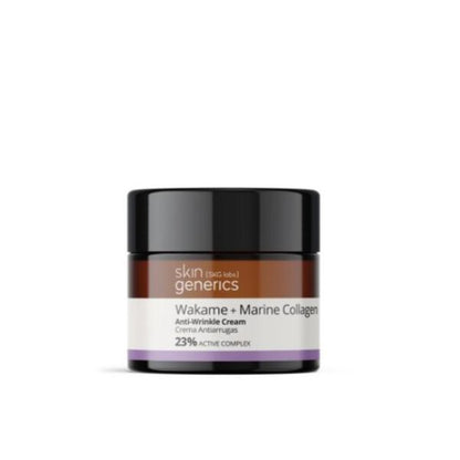 SKIN GENERICS Crema Antiarrugas con Wakame y Colágeno Marino 23% Complejo Activo 50ml