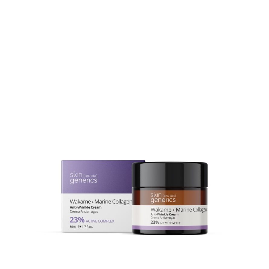 SKIN GENERICS Crema Antiarrugas con Wakame y Colágeno Marino 23% Complejo Activo 50ml