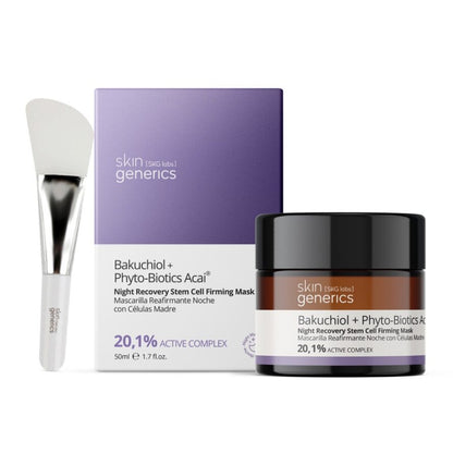 SKIN GENERICS Mascarilla Noche Bakuchiol Reafirmante con Células Madre 50ml