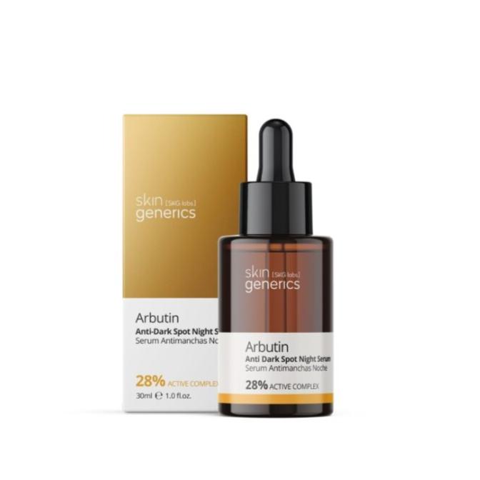 SKIN GENERICS Serum Antimanchas con Arbutina 28% Complejo Activo - Antimanchas, Iluminador, Hidratante