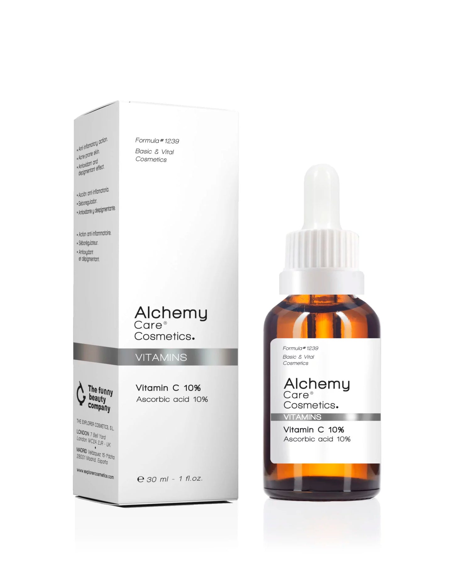 ALCHEMY CARE COSMETICS Vitamina C 10% - Consigue Luminosidad y Vitalidad al rostro 30 ml