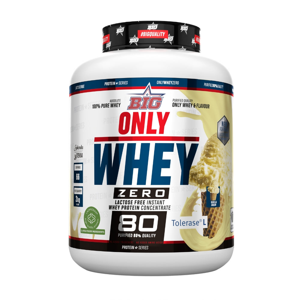 BIG Proteína ONLY WHEY ZERO - Proteína de alta calidad certificada 1 - 2 kg