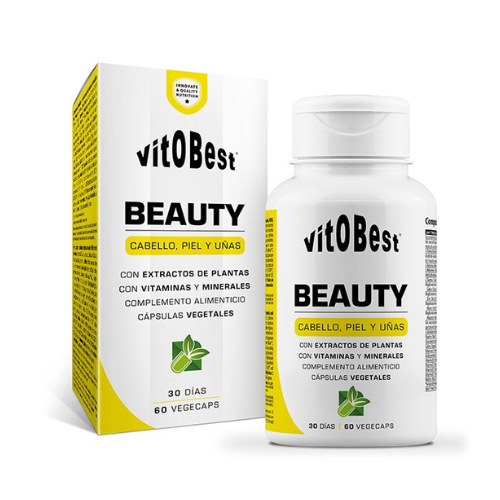 VITOBEST BEAUTY - Contribuye a la Salud de Cabello, Piel y Uñas 60 capsulas