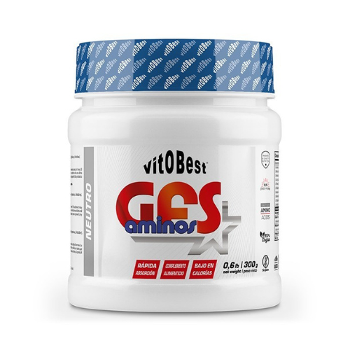 VITOBEST GFS Aminos NEUTRO - 300 gr - Aumenta en un 8 % el rendimiento deportivo - Contribuye a acelerar la síntesis proteica corporal