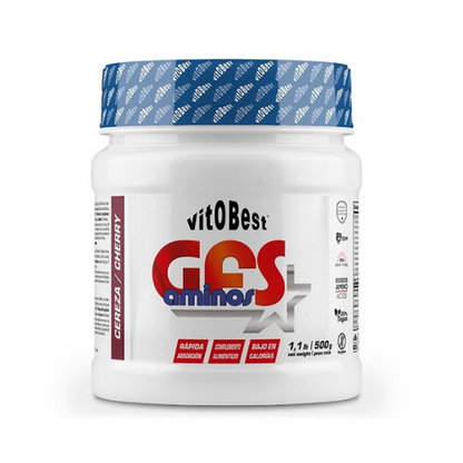 VITOBEST GFS Aminos - 500 gr - Aumenta en un 8 % el rendimiento deportivo - Contribuye a acelerar la síntesis proteica corporal