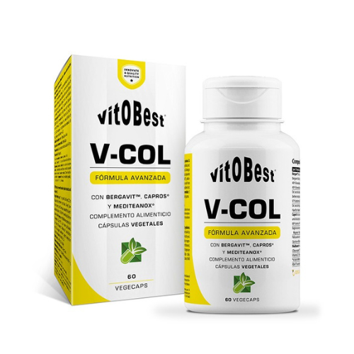 VITOBEST V-COL - Ayuda a la salud Cardiovascular y el control del Colesterol 60 Capsulas