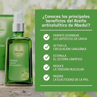 WELEDA Aceite De Abedul Para La Celulitis 100 ml