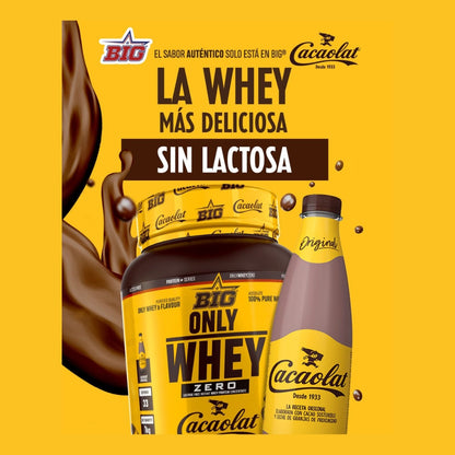 BIG Proteína ONLY WHEY ZERO CACAOLAT sabor original - Proteína de alta calidad 1 - 2 kg