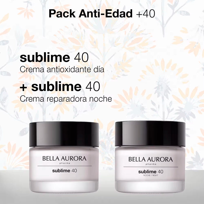 BELLA AURORA Pack sublime 40 Crema Antioxidante Día 50ml + Crema Reparadora Noche 50ml