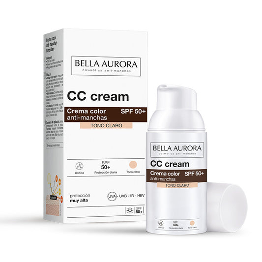 BELLA AURORA CC Cream Antimanchas SPF50+ Tono claro 30ml