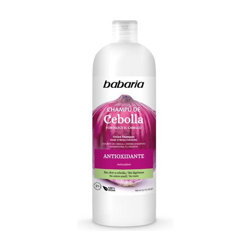 BABARIA Champú de Cebolla Antioxidante 700ml (Pack Ahorro 6 unidades)