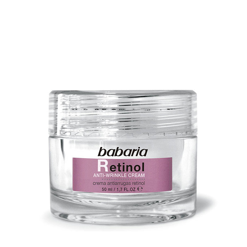 BABARIA Crema Facial Retinol | Crema facial anti-arrugas con ácido hialurónico 50ml