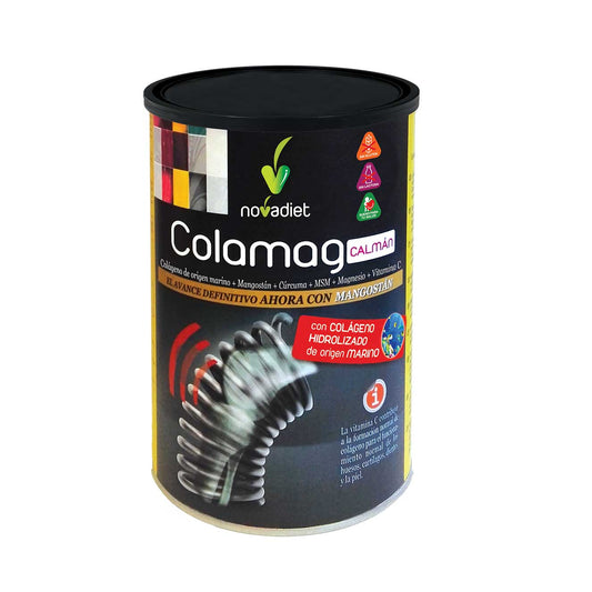 NOVADIET Colamag Calmán con Colágeno Origen Marino Para Piel, Huesos, Músculos, Articulaciones y Cartílagos 300 gr