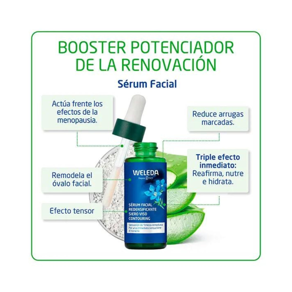 WELEDA Sérum Facial Redensificante Genciana Azul 30 ml