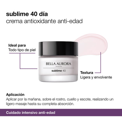 BELLA AURORA Sublime 40 Día crema antioxidante anti-edad 50ml