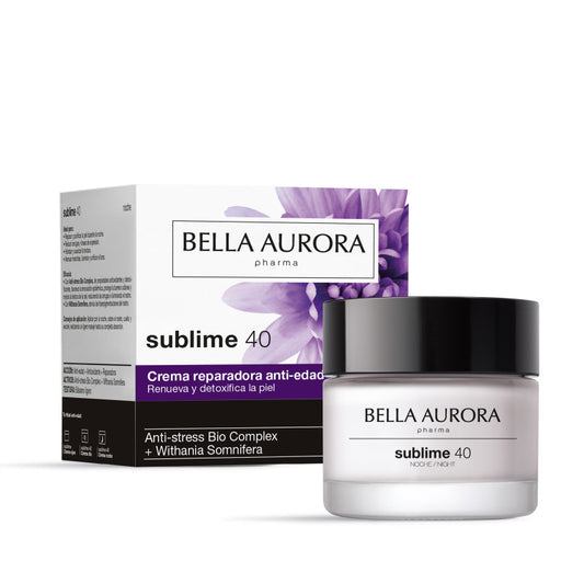 BELLA AURORA Sublime 40 Noche crema reparadora anti-edad 50ml