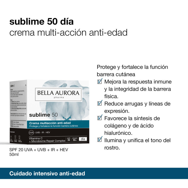 BELLA AURORA Sublime 50 Día crema multi-acción anti-edad 50ml