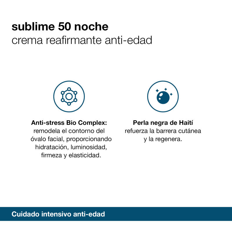 BELLA AURORA Sublime 50 Noche crema reafirmante anti-edad 50ml