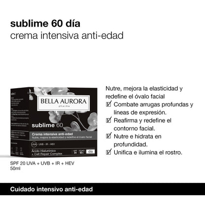 BELLA AURORA Sublime 60 Día crema intensiva anti-edad 50ml