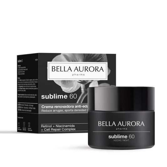 BELLA AURORA Sublime 60 Noche crema renovadora anti-edad 50ml