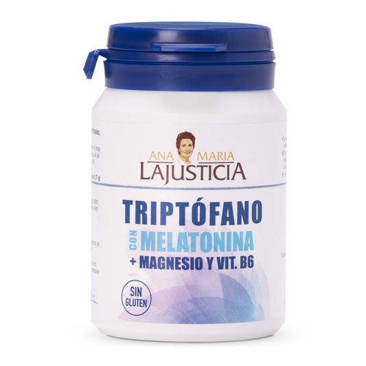 ANA MARIA LAJUSTICIA Triptófano con Melatonina + Magnesio y Vitamina B6 (60 comprimidos)