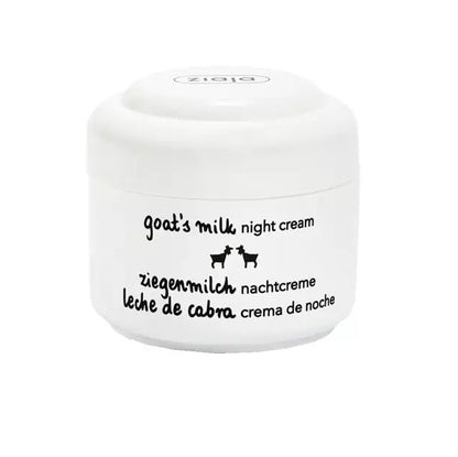 ZIAJA Leche de Cabra - Crema Facial Hidratante de Noche - 50ml